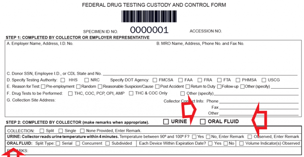 New 2021 DOT CCF form
