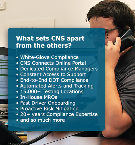 What sets CNS Apart from Competitors | DQF | CNS