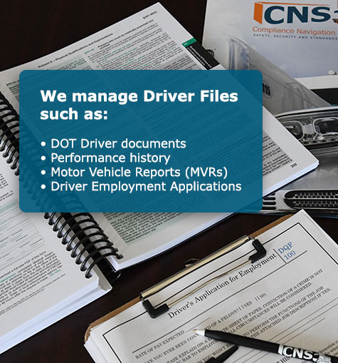 Driver File Management | DOT Driver Services | CNS