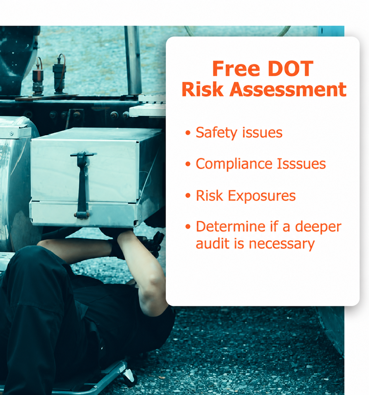 Free DOT Risk Assessment | Mock DOT Audit | DOT Audit Services