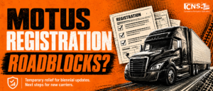 Motus Registration Problems: What FMCSA’s Temporary Relief Means for Your Trucking Business