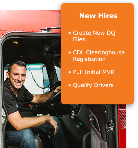 New Hires | DOT Driver Services | CNS