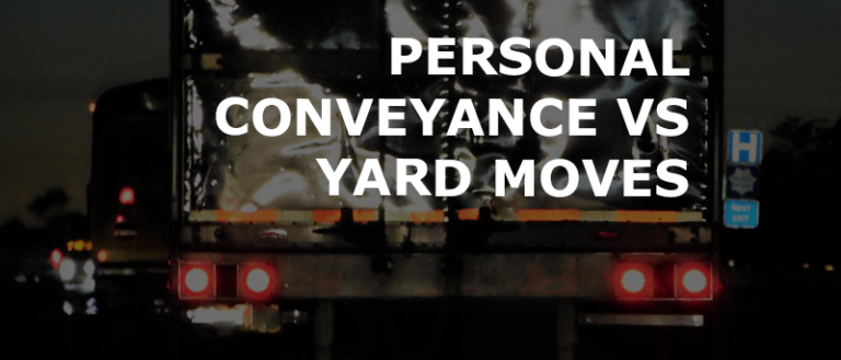 Understanding Differences Between Personal Conveyance and Yard Moves