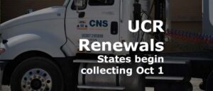 States begin collecting UCR Renewal Fees Oct 1
