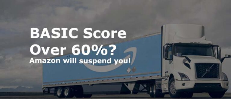 Amazon Relay will suspend drivers with BASIC safety score over 60%