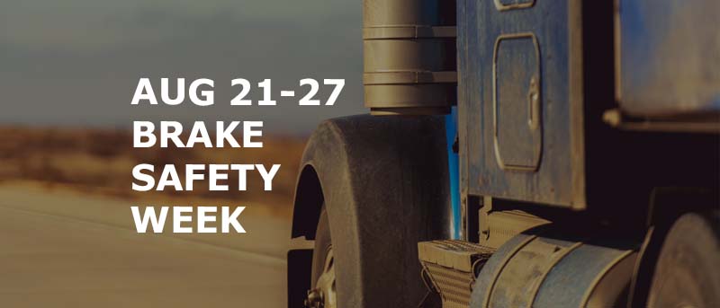 Read more about the article 2022 CVSA Brake Safety Week Aug. 21-27: 1 in 10 Placed Out-of-Service