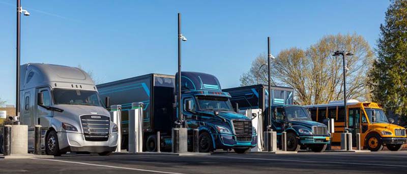 Read more about the article First Heavy-duty Electric Truck Charging Site Opens In Oregon