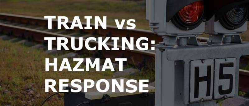 New First Responders Alert of Derailed Train Cargo Vs Trucking HAZMAT Accident