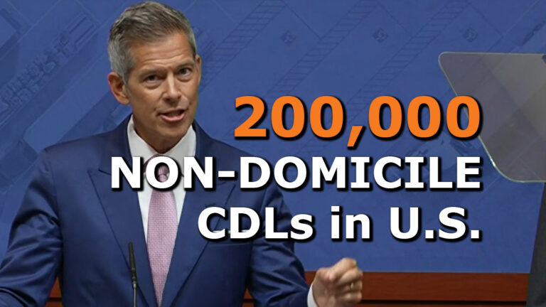 Non-Domiciled Truck CDL Licensing Under Fire: Secretary Duffy Announces Immediate Emergency Safety Reforms