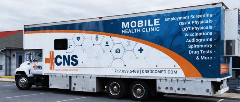 CNS Occupational Medicine mobile unit