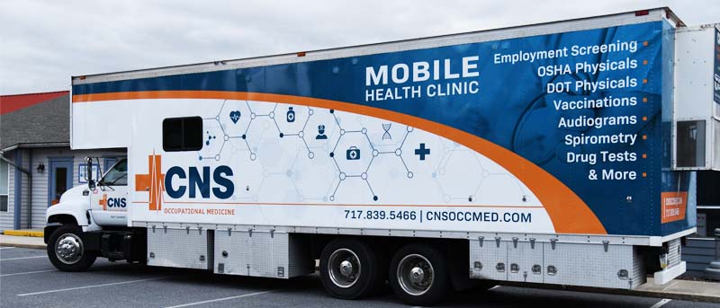 CNS Occupational Medicine mobile unit
