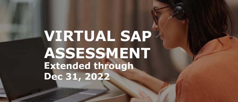 DOT Virtual SAP Assessment extended through Dec 31, 2022