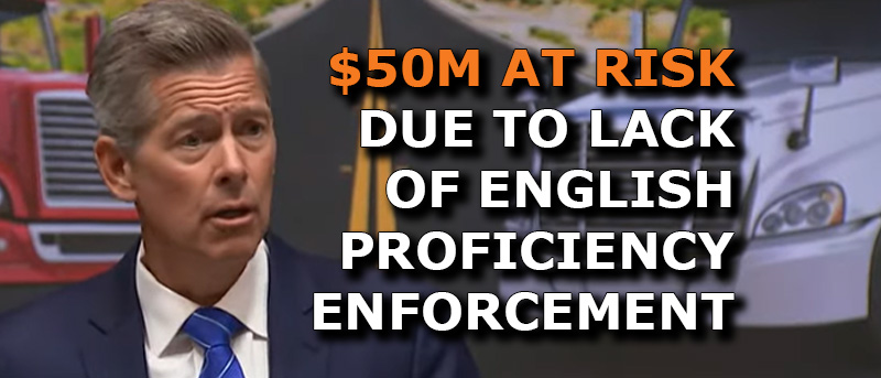 Read more about the article Funding at Risk: FMCSA Warns Carriers in CA, WA, and NM Over Lax English Proficiency Oversight