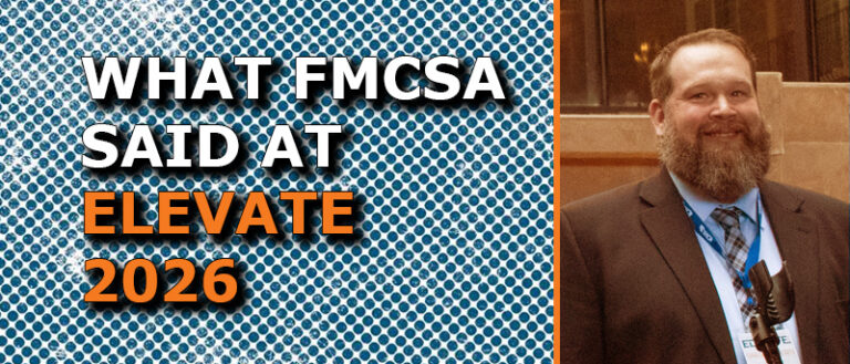 WHAT FMCSA SAID AT ELEVATE 2026 CNS Compliance and Safety Conference
